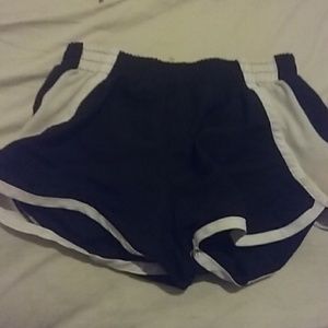 Girls Black And White Exertec Basketball Shorts